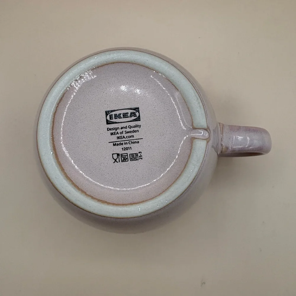 Ikea Light Pink Ceramic Mug- New